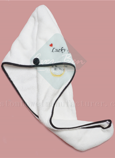 China Custom Microfiber Hair drying Cap Supplier Hair Towel for Germany Exporter